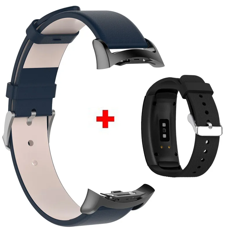 Color11 2 шт сменный Браслет для часов для samsung gear Fit 2 Pro ремешок Роскошный кожаный ремешок для samsung Fit 2 Fit2 Wristband браслет - Цвет: Color11