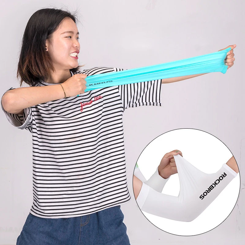 Рукава Rockbros для мужчин и женщин защита рук охлаждающий рукав от УФ излучения
