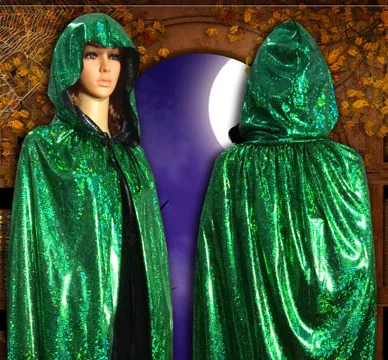 Готический плащ с капюшоном Wicca Robe Witch Larp накидка для женщин и мужчин костюмы на