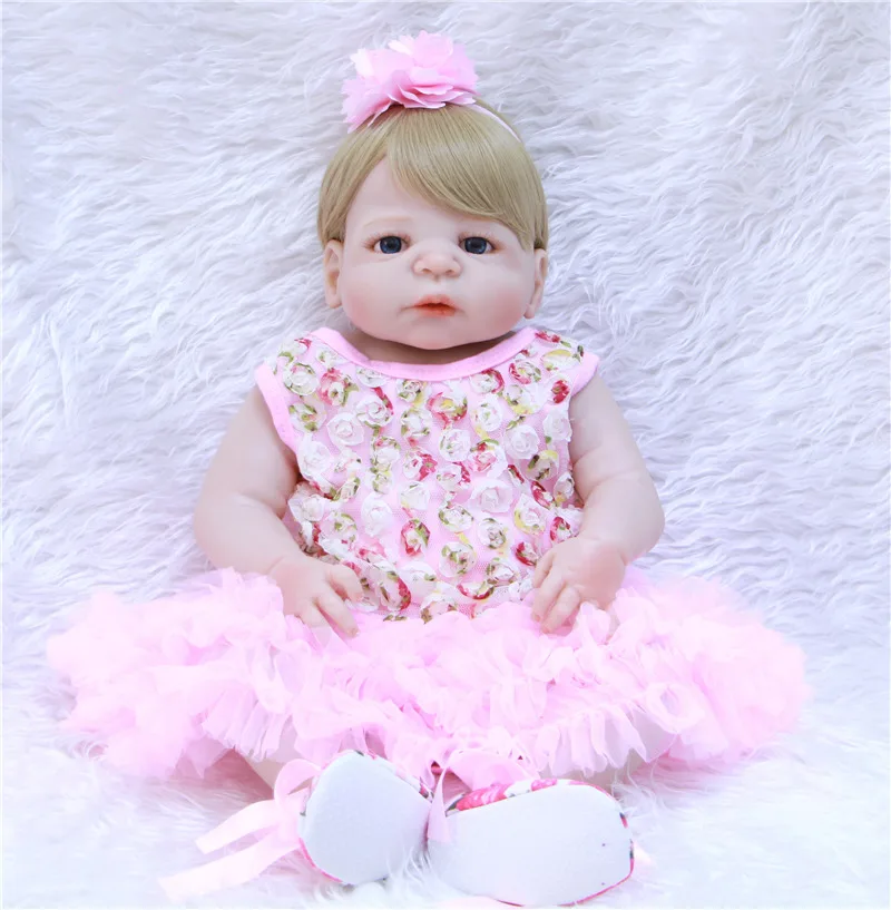 Реалистичная силиконовая кукла для новорожденных 56 5 см|full body silicone reborns|reborn baby