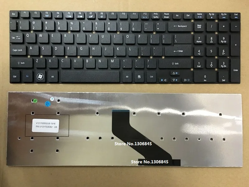 

Новая клавиатура SSEA US для ноутбука Acer Aspire 5830 5830G 5830T 5830TG 5755 5755G, клавиатура без рамки