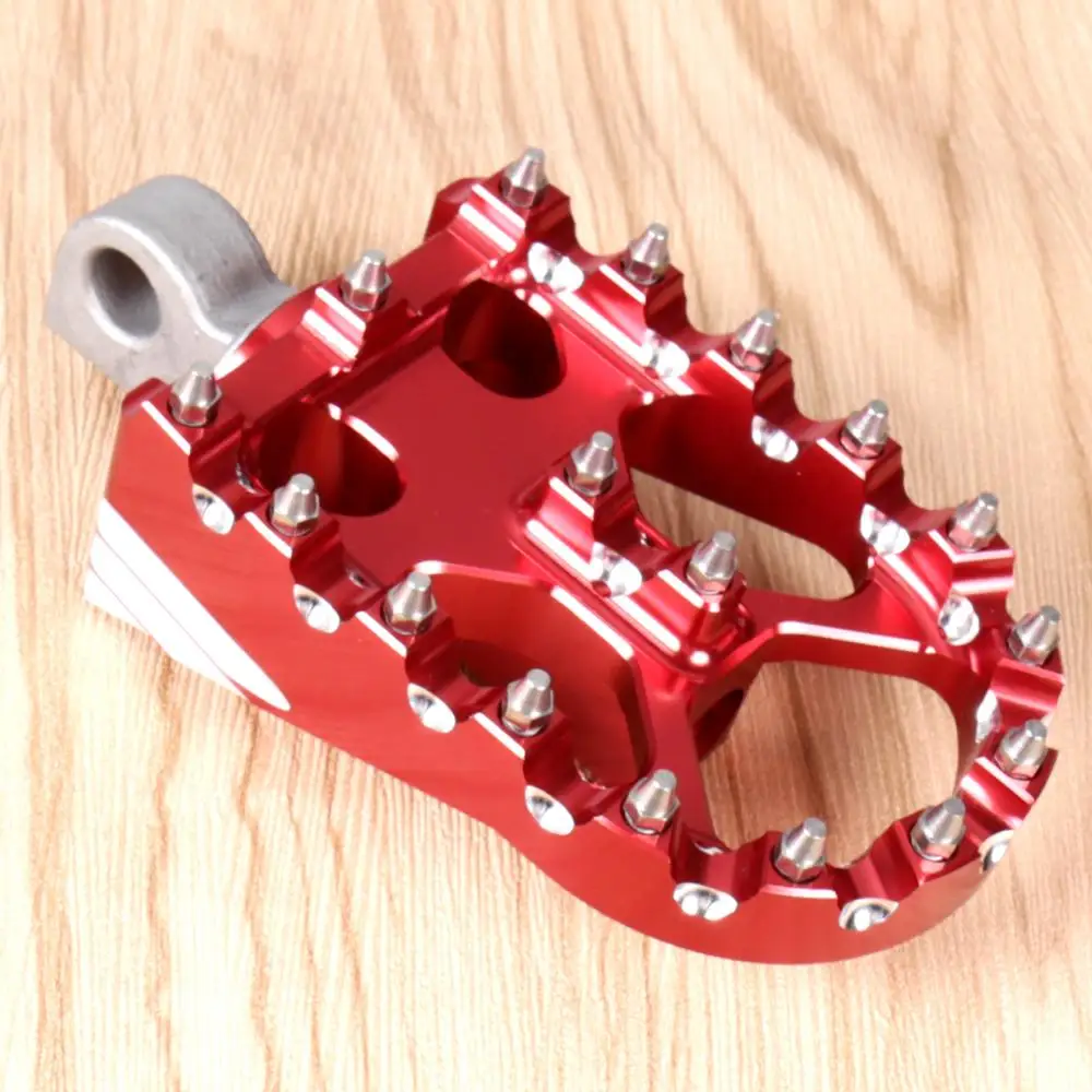 1Pair Red Rotating Footpegs Custom Chopper Foot Pegs For Harley Sportster XL Iron 883 Dyna Softail Models | Автомобили и