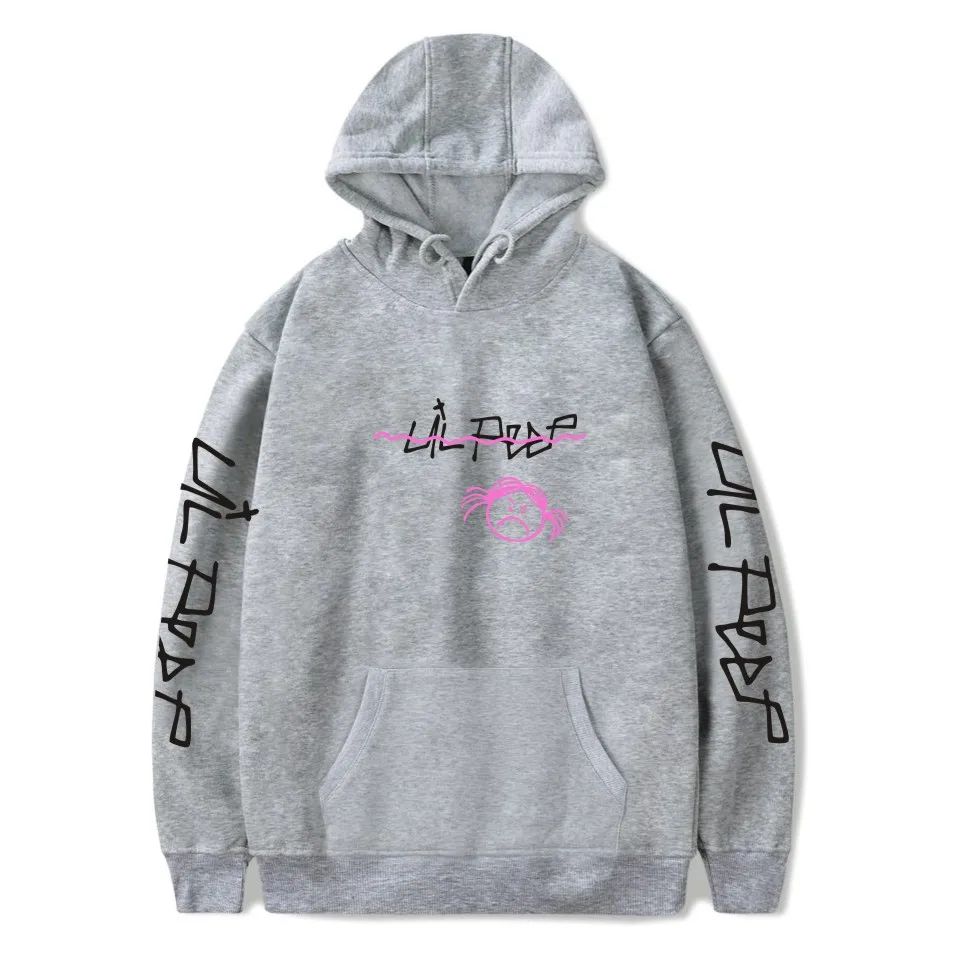 Толстовка с капюшоном Lil Peep для мужчин и женщин толстовка забавным принтом