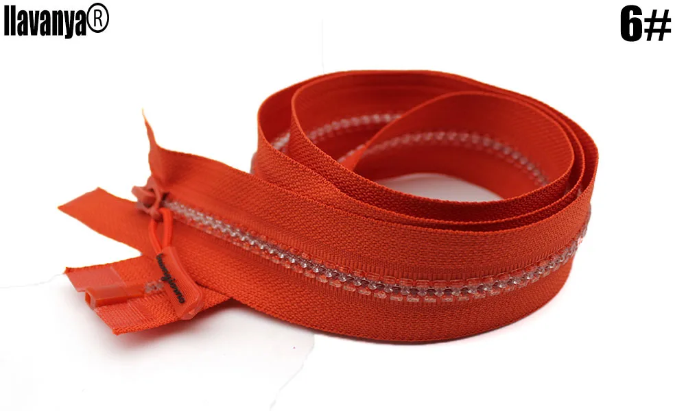 1 шт. много красочные пластиковые молнии молния открытым концом для шитья