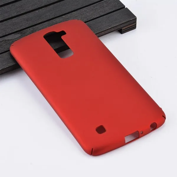 Для LG K10 Роскошный Прорезиненный Пластик Жесткий Case Matte Прорезиненные