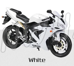 1:12 Масштаб, новинка, YAMAHA, YZF-R1, металлическая литая модель, мотоцикл, гоночные автомобили, игрушки для мальчиков, автомобиль Moto GP, коллекция - Цвет: 31102 White