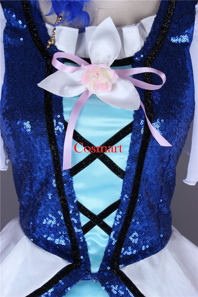 Аниме LoveLive Sunshine!Aqours Sakurauchi Riko водно-голубая Униформа нового мира платье для