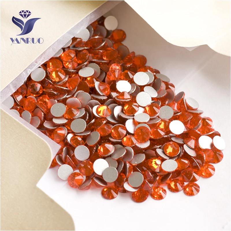 YANRUO 2058NoHF SS3 SS34 гиацинт не для горячей фиксации с украшением в виде кристаллов