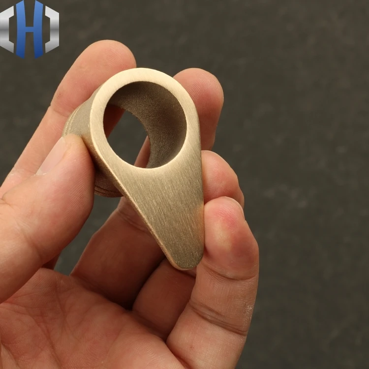 DIY нож блок ручной охранник аксессуары друг части Медная головка стальная