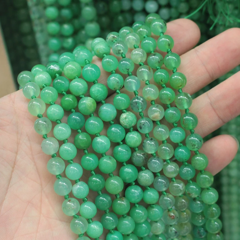 

wholesale ! 5 strand ! AA grade Chrysoprase beads natural GEM beads DIY loose beads for jewelry making strand 15 " wholesale !