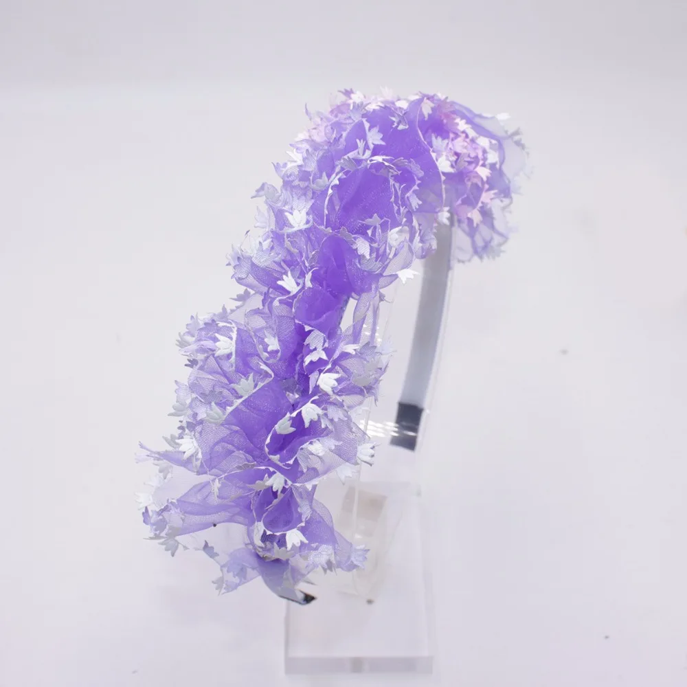 Повязка на голову с цветами 3 цвета|kids hair accessories|fashion accessorieshair accessories |