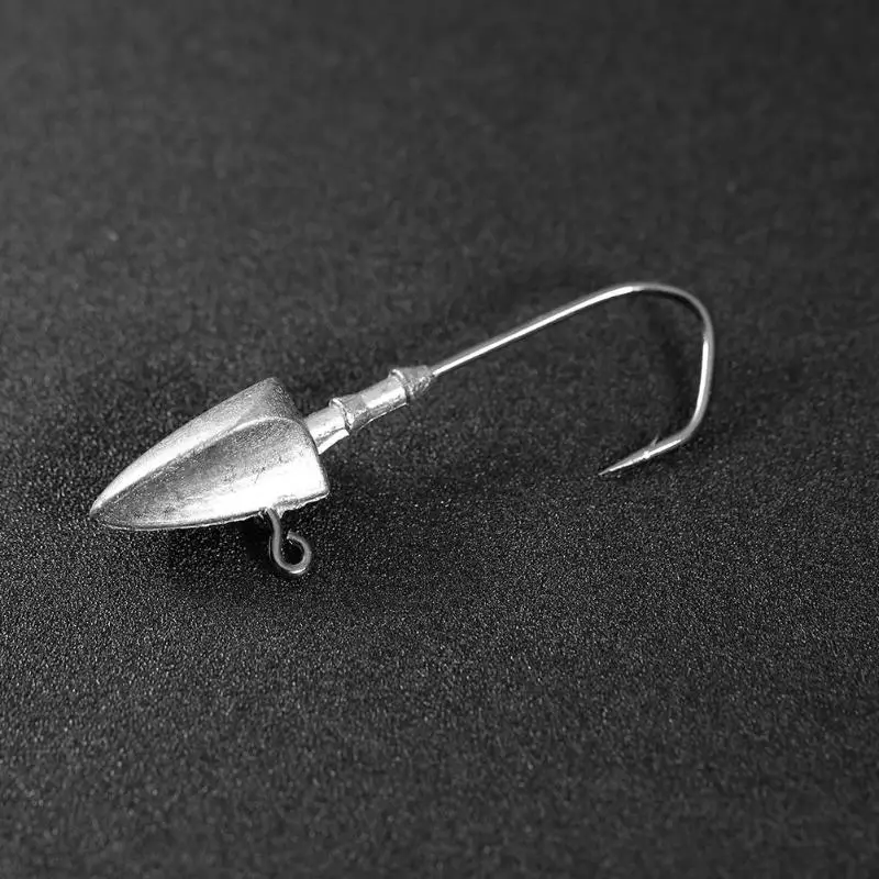 Crank Lead Jig Head Hook Soft Lures Jigging Fishing Hooks Soft Worm Fishing Tackle Accessories