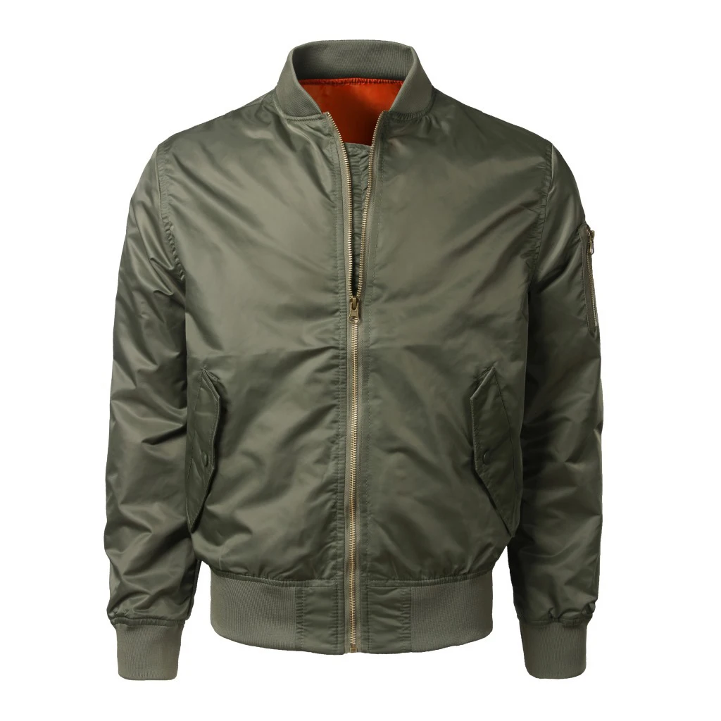 

Casual Jackets Men New 2019 Brand Baseball Jackets Men Casual Luxury Fleece Pilot Letter Stand Bomber Coat
