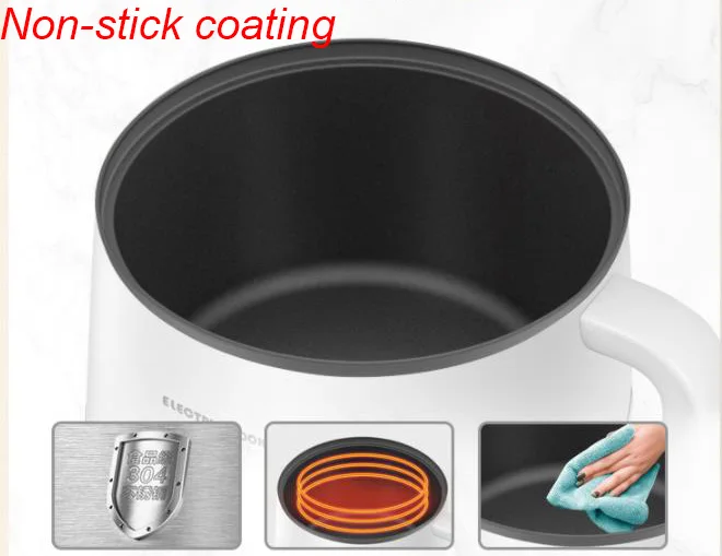 Multifunctional Electric Cooker 220V Heating Pan Electric Cooking Pot Machine Hotpot Noodles Eggs Soup Steamer mini rice cooker