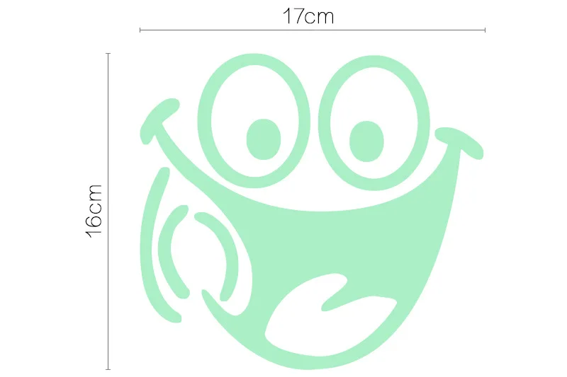 Наклейки с дизайном Улыбка WC для декора стен светятся в темноте наклейки ванной
