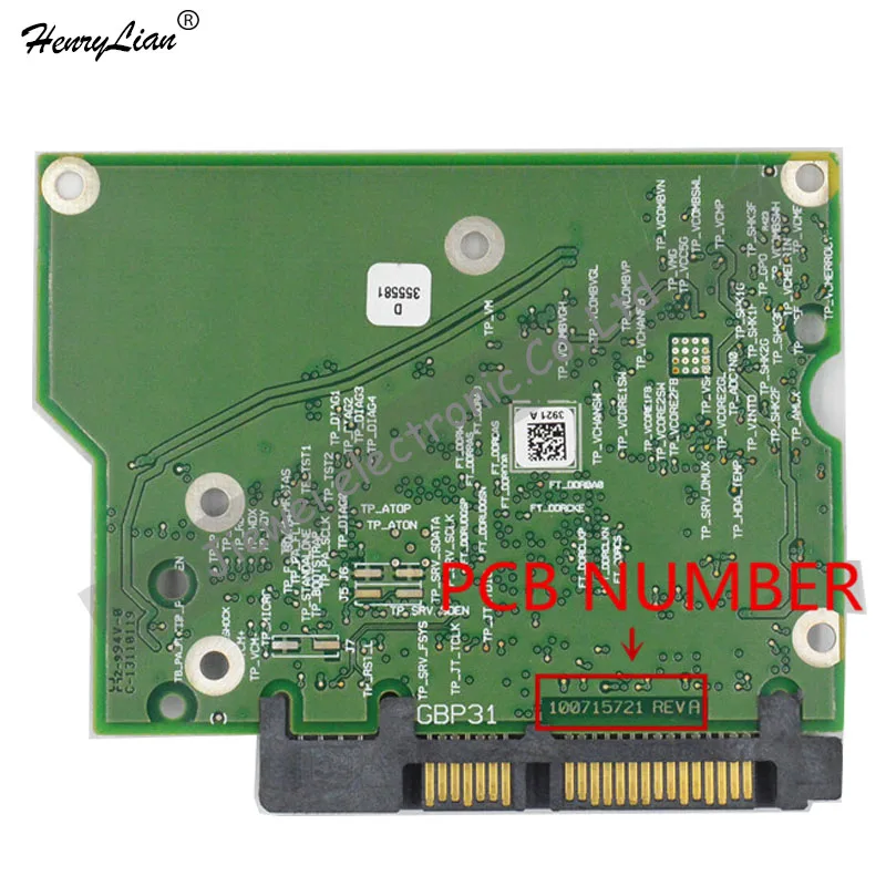 HDD PCB для логической платы/номера платы: 100715721 REV A|for hdd|pcb hddpcb seagate |