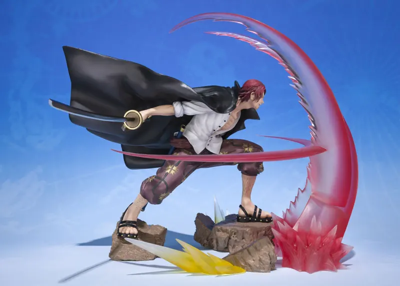 PrettyAngel-Подлинная Bandai Tamashii Наций Figuarts ZERO ONE PIECE Shanks-Haoh Color Haki-коллекция фигурок |