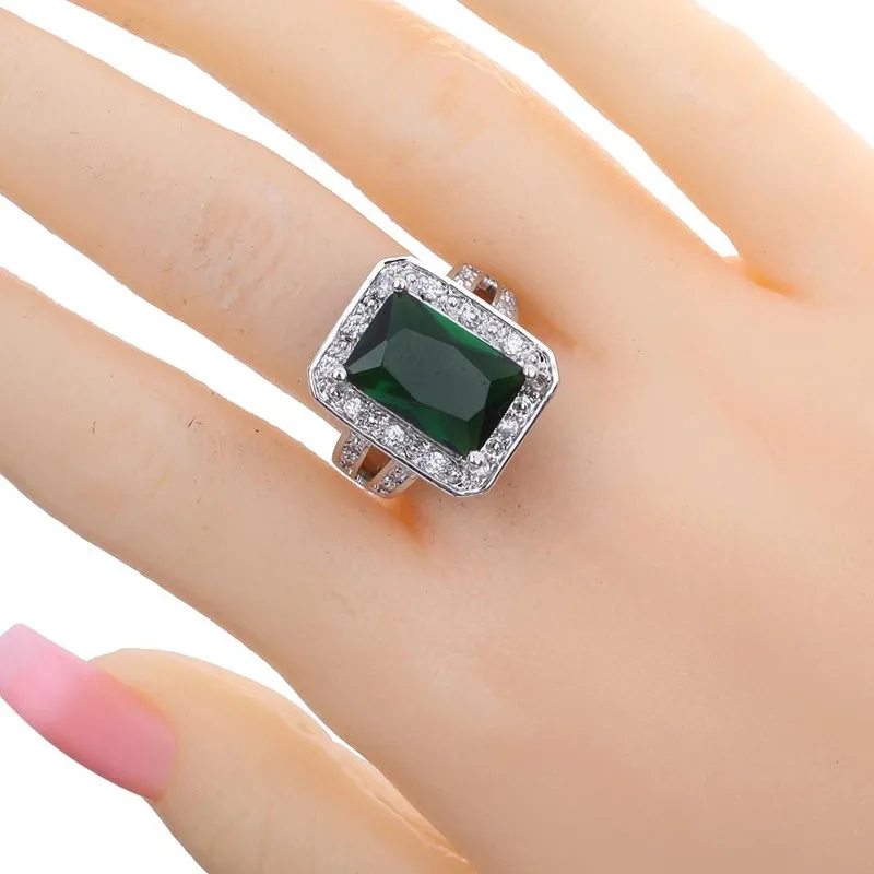 Merthus Медь кольцо лаборатория создан драгоценный камень модные свадебные