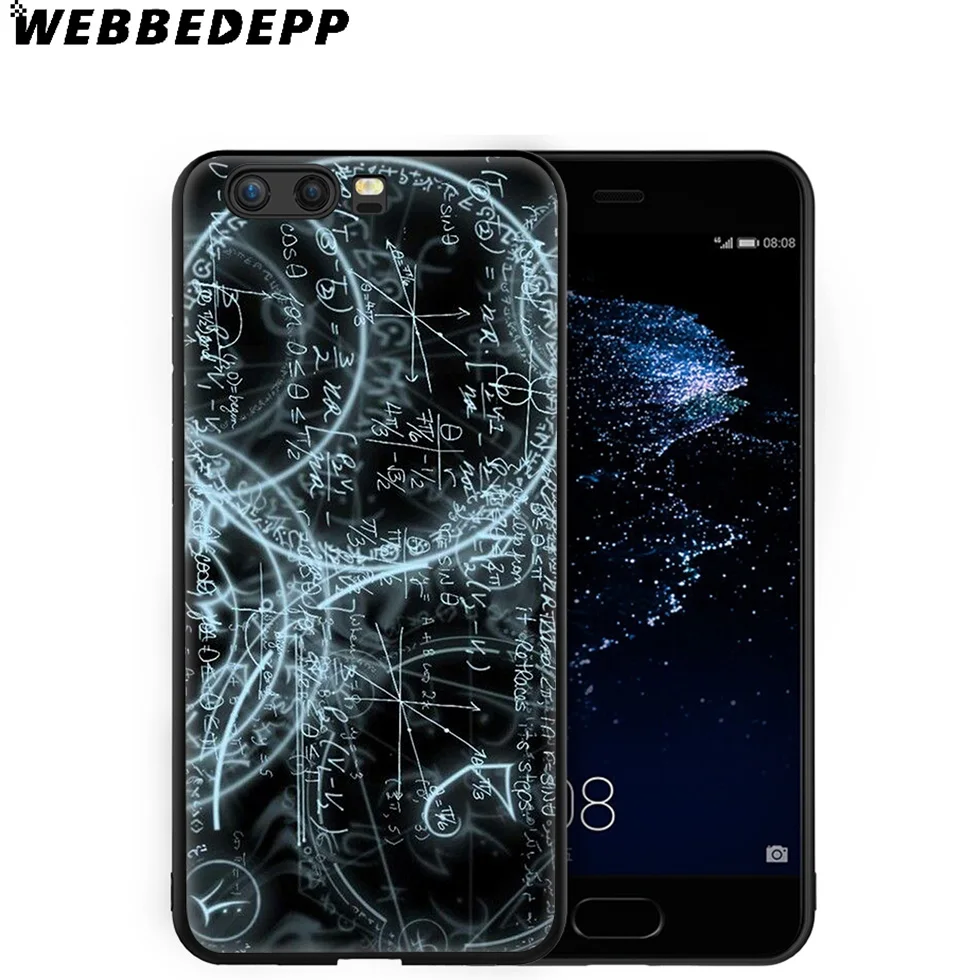 WEBBEDEPP Math Question Art мягкий чехол для Huawei P8 P9 P10 P20 P30 Lite Pro P Smart Z Plus 2019 Y6 Prime 2018 2017 Mini |