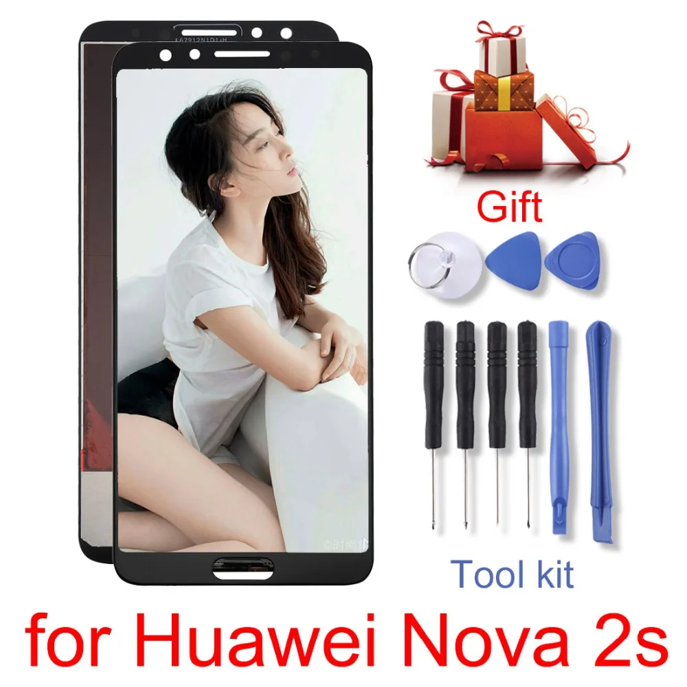 Новый Для Huawei Nova 3e/P20 Lite/nova/2 s ЖК-экран и дигитайзер полная сборка ремонт |