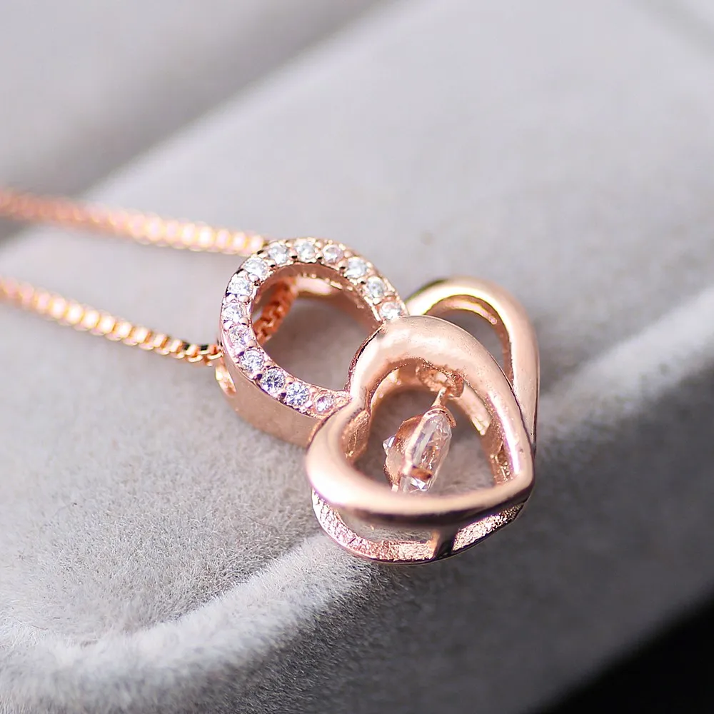 Women's dazzling jewelry wholesale rose gold pendant foreign trade hot micro-zigzag | Украшения и аксессуары