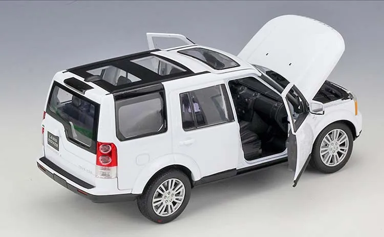 WELLY литой 1:24 классический сплав модель автомобиля Land Range Rover Discovery 4 внедорожный Металлический Игрушечный Автомобиль для детей Коллекция подарков