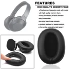 Сменные поролоновые амбушюры для наушников Sony WH1000XM2, ранние наушники с зажимом, хлопковые амбушюры для тюнинга колец, лучшие 4,19