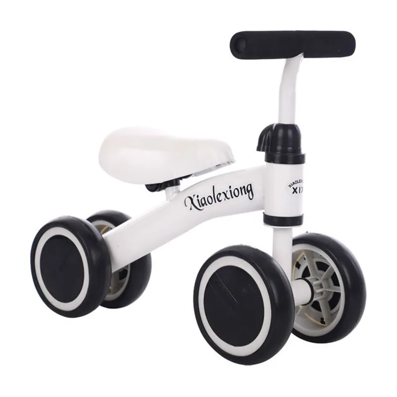 Baby Balance Bike Walker Children Riding Toy Gifts 10-24 Months Children Learning Walking Scooter Baby Toys - Цвет: Белый
