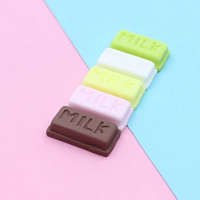 

10Pcs/Lot Milk Chocolate Polymer Slime Box Toy For Children Charms Modeling Clay DIY Kit Accessories Kids Plasticine