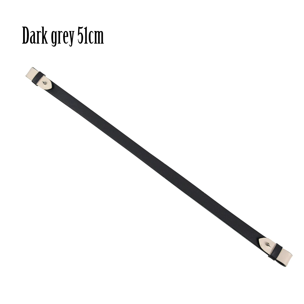 Dark grey 51cm TANQU 12 цветов ремень для Obasket Opocket Obag ремень из искусственной кожи 40 см 51 см для O сумка ручка ремень падение крепления - Цвет: Dark grey 51cm
