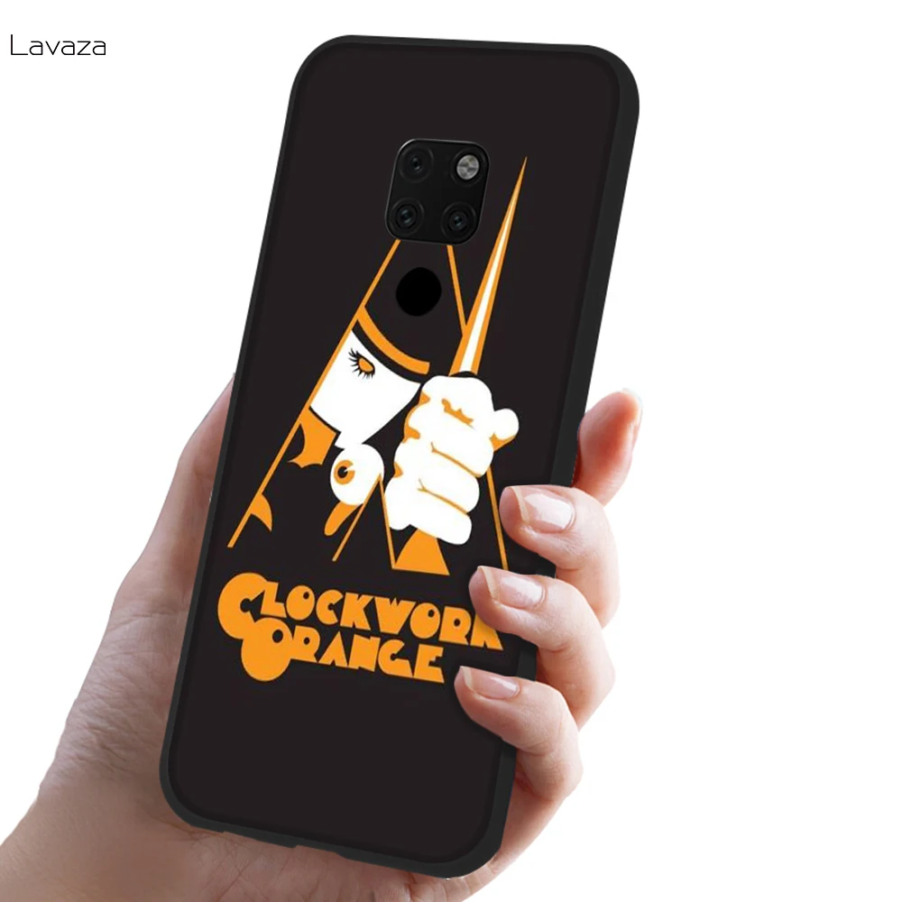 Мягкий чехол для Huawei Mate 10 20 P10 P20 P30 Lite Pro P Smart из ТПУ с оранжевой пленкой Lavaza A Clockwork