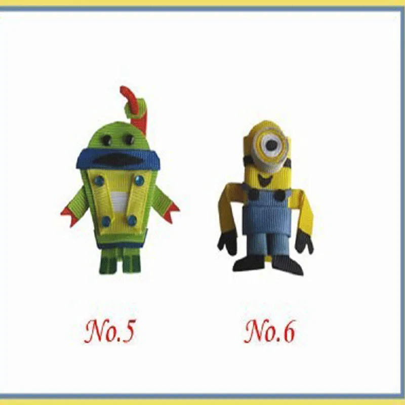 18 pcs new style BLESSING Good Girl Bug Clip Little Minions Hippopotamus Robot Monster | Аксессуары для одежды