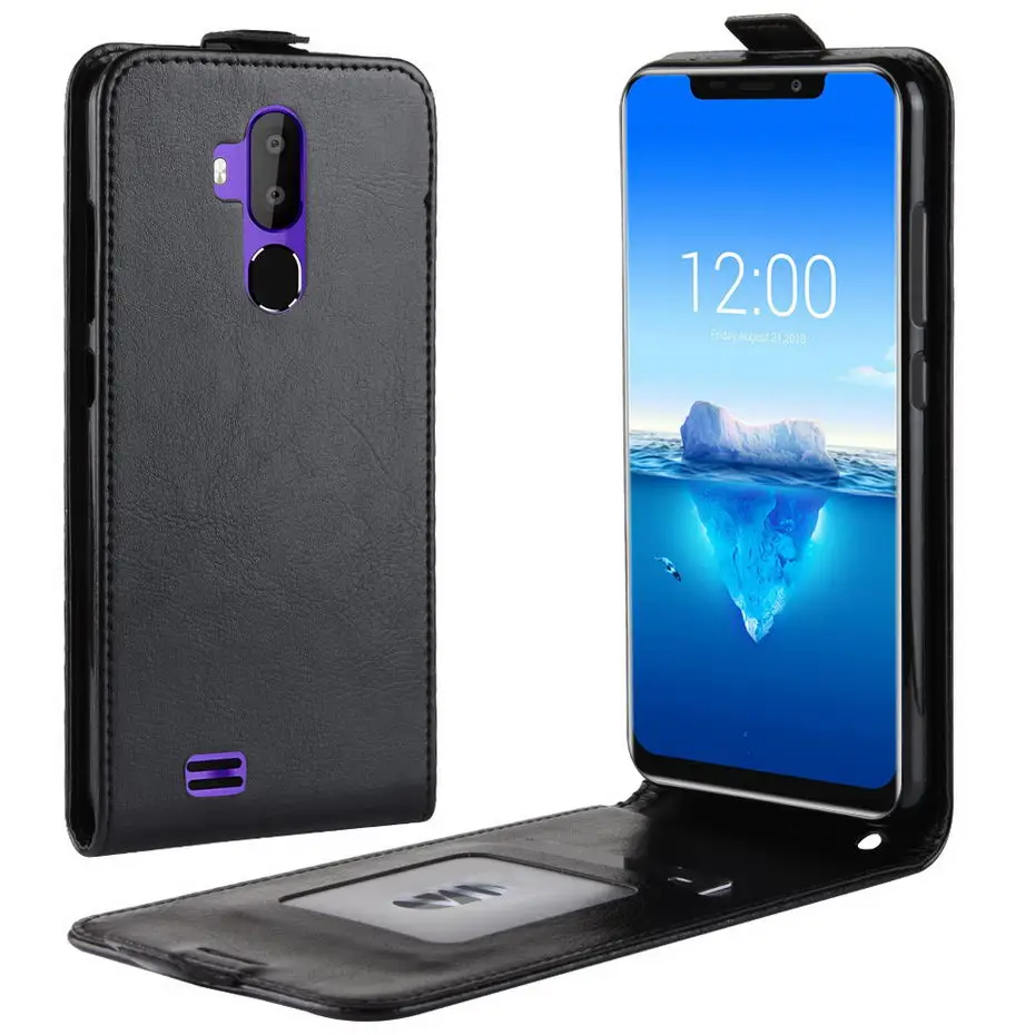 Роскошный Вертикальный флип-чехол Desyner для Oukitel C12 Pro чехол из искусственной кожи