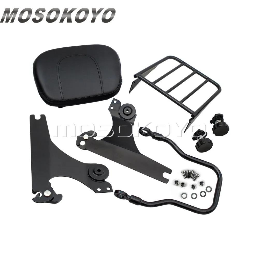 Съемная регулируемая спинка для мотоцикла Harley Dyna Super Glide FXD FXDC FXDL FXDX 2002-2005 багажная