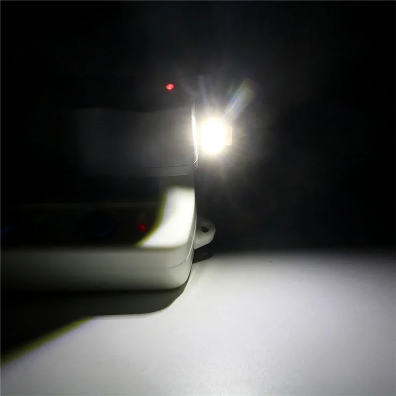 

1pc 4LED Usb Table Lamp Power Bank Book Night Light Novelty Bulb Finger Touch Adjust Brightness Notebook Reading Light