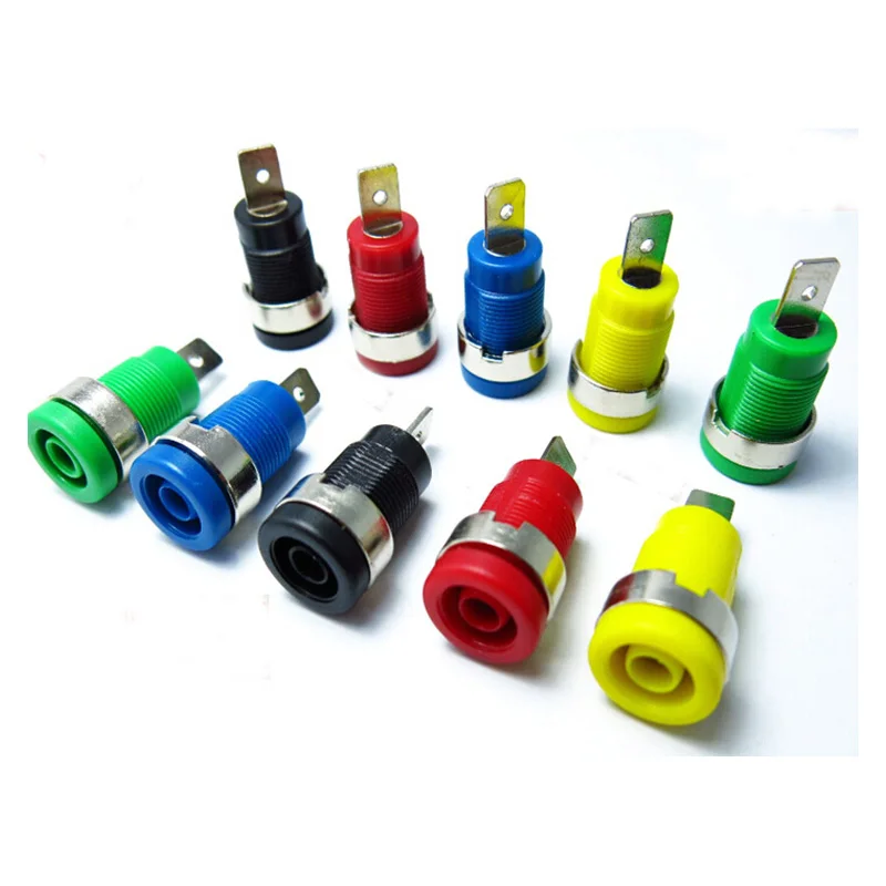 10 шт./лот 4 мм Клеммная панель типа Банан Джек клеммы тестовые инструменты|socket