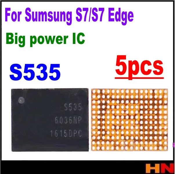5 шт. оптовая продажа S535 большая мощность IC для Sumsung S7 &amp Edge G930FD G935S основной