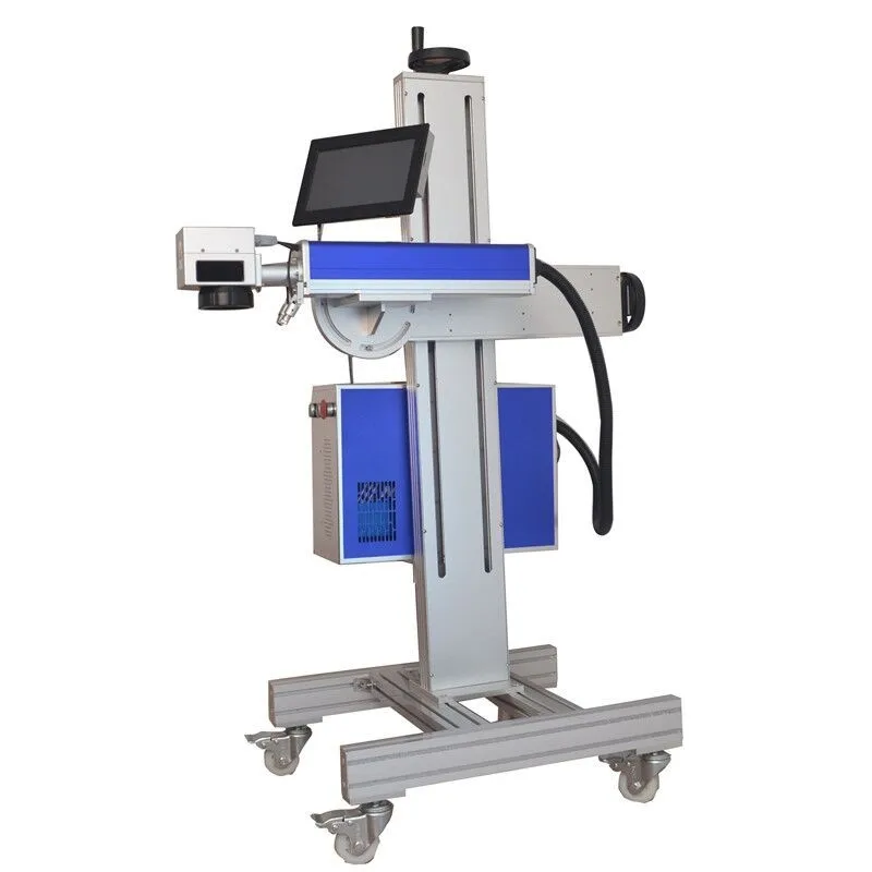 

Made in Wuhan 20 w fiber laser marking machine Hardware plastic laser laser engraving machine flying marking