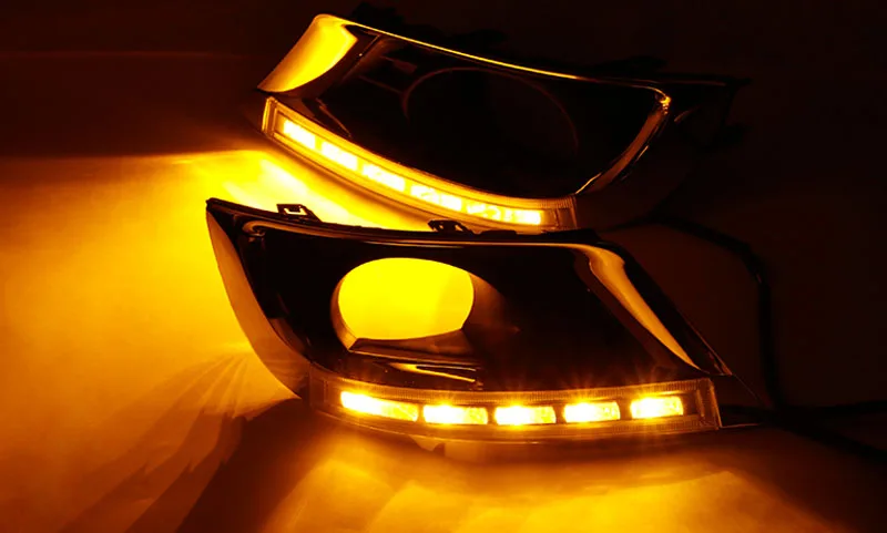 2 шт. DRL для Toyota Camry 2009 2010 2011 дневные ходовые огни противотуманные фары|daytime running|fog