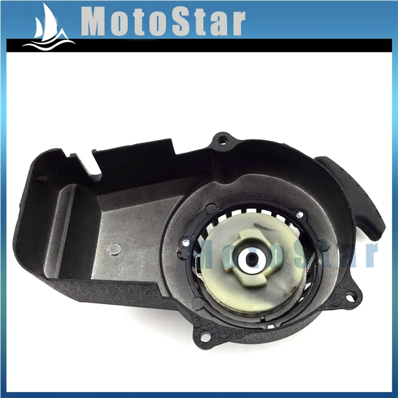 Алюминиевый Minimoto легкий стартер отдачи для 2 тактного 47cc 49cc карманного двигателя