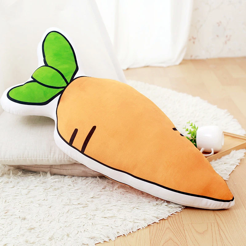 Морковь арбуз плюшевые игрушки для детей с принтом фруктов подушки диванные