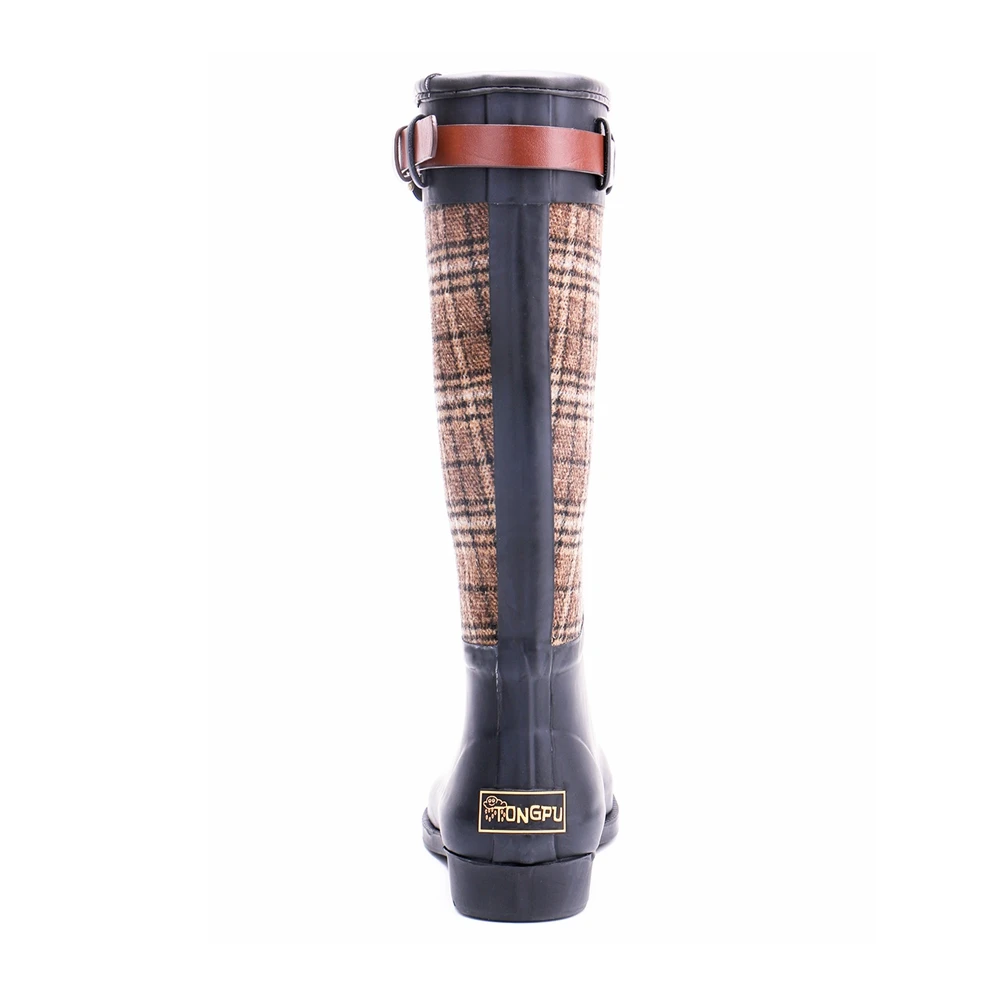TONGPU женские длинные резиновые сапоги 242 543|designer rain boots|fashion bootsrain boots |