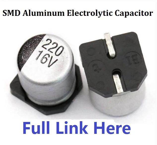 Алюминиевый электролитический конденсатор SMD 50 в 35 25 16 В 10 100 мкФ 150 220 Ф 330 470 1000 4 7 2 1