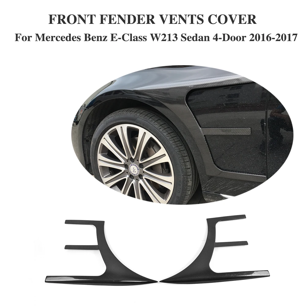 2 шт./компл. углеродного волокна лицевая сторона крыло Вентс отделка для Mercedes Benz