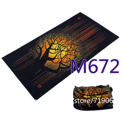 M671-730 Спорт Бандана для мотоцикла, велосипеда шарф повязка на голову различные тюрбан капюшон Волшебная Вуаль головной платок многофункциональный Спорт