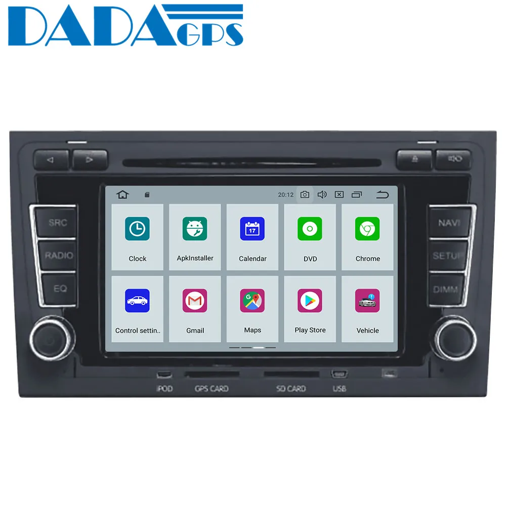 Новейший автомобильный DVD-плеер Android 9 0 радио GPS для Audi A4 S4 RS4 2003-2012 Seat Exeo 2009 2010 2011 2012