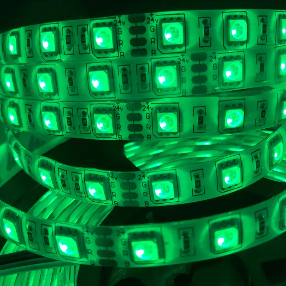 Светодиодный светильник 12 в пост. Тока 24 5050 SMD 5 м 300 светодиодный 60/м| |