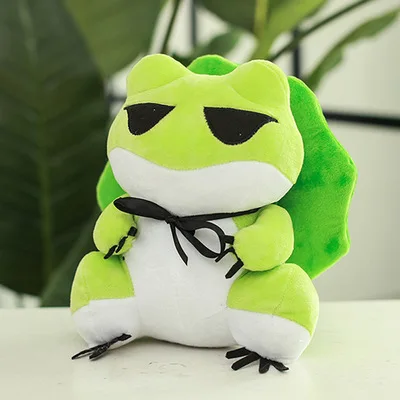 

Japan Kawaii Casual Game Plush Cute Travel Frog With Hat Stuffed Soft Animal Unsex Toys Dolls For Baby Kids Birthday Gift 20cm