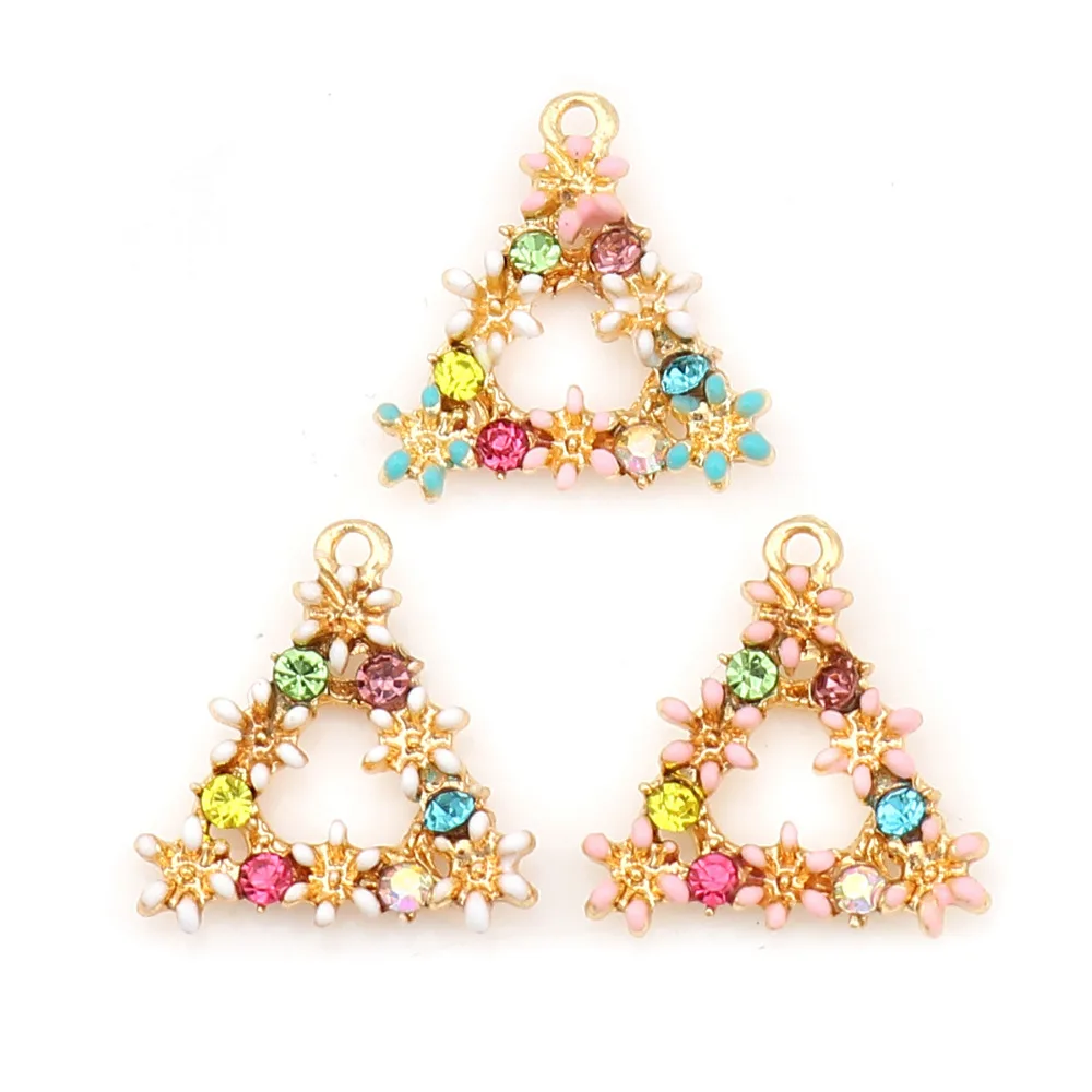 DoreenBeads модные цинковые Стразы с эмалью 16 мм x 15 Дюймов 5 шт.|Подвески| |