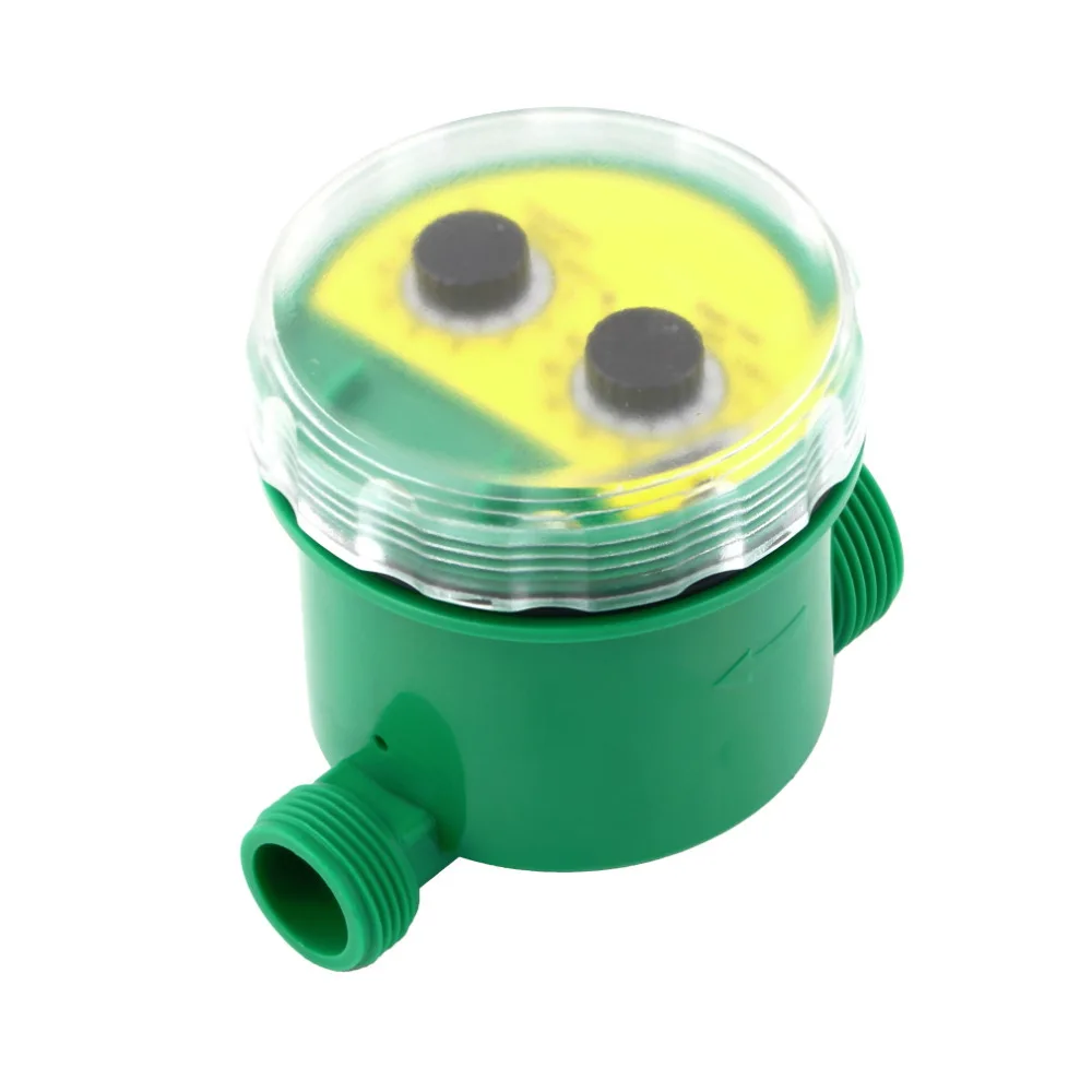 Домашний цифровой электронный таймер для полива сада с ЖК-экраном зеленый